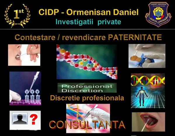 Consultanta specializata - Cabinet individual detectiv particular - Ormenisan Daniel