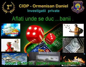 Servicii persoane fizice - CIDP - Ormenisan Daniel - Jocuri de noroc, Pariuri, Jocuri Electronice